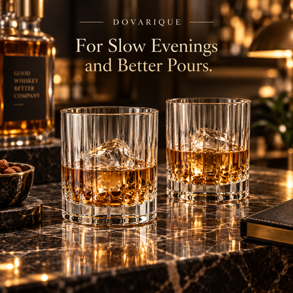 Leafvessa®| Vesper Whisky Glass Set