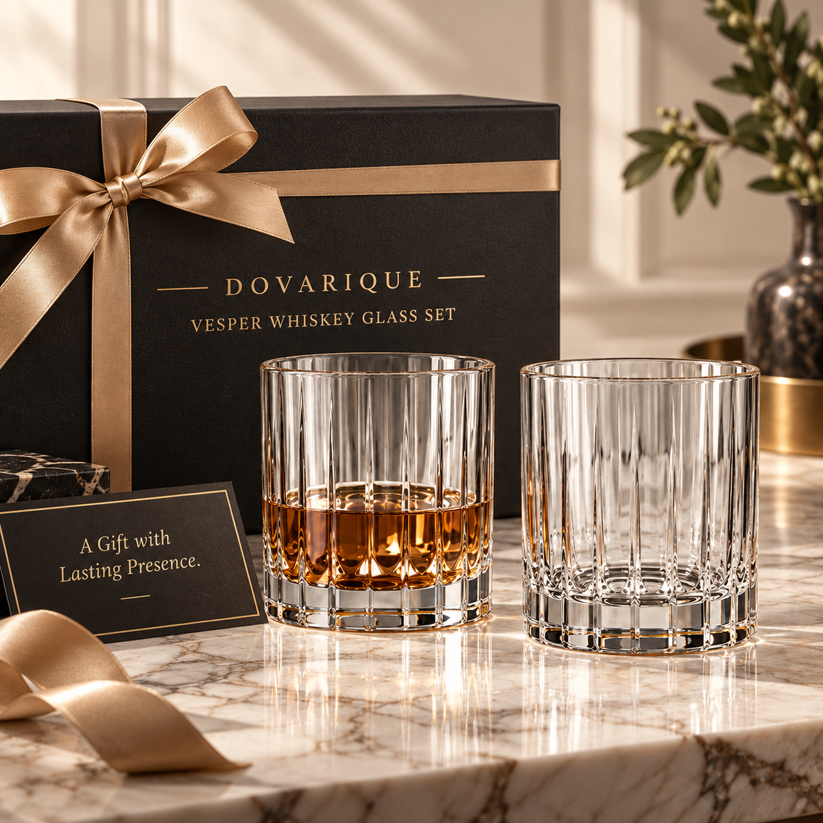 Leafvessa®| Vesper Whisky Glass Set