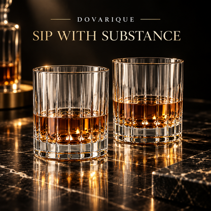 Leafvessa®| Vesper Whisky Glass Set