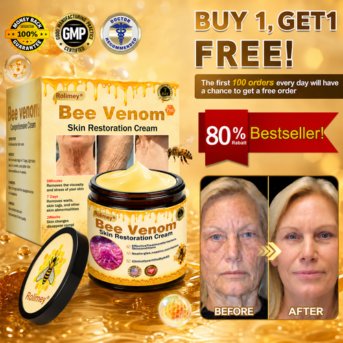 🔥Official Brand Shop丨Rolimey® Bee venom Pro Comprehensive Cream—Tightening for Skin Types