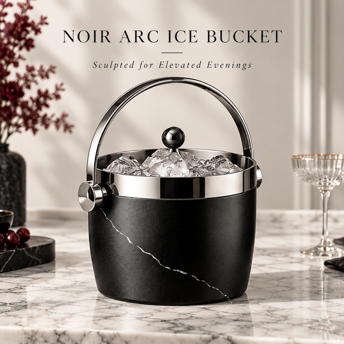 Leafvessa®| Noir Arc Ice Bucket