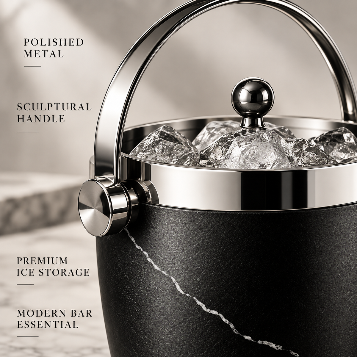 Leafvessa®| Noir Arc Ice Bucket