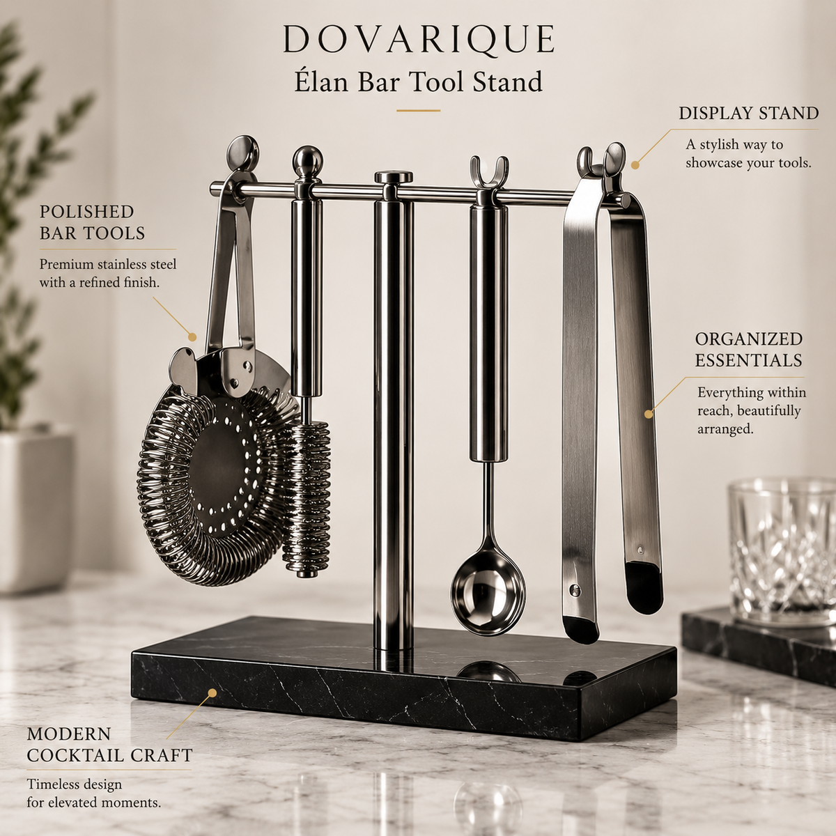 Leafvessa®| Élan Bar Tool Stand