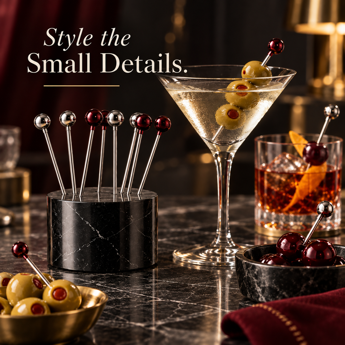 Leafvessa®| Céleste Cocktail Picks Set