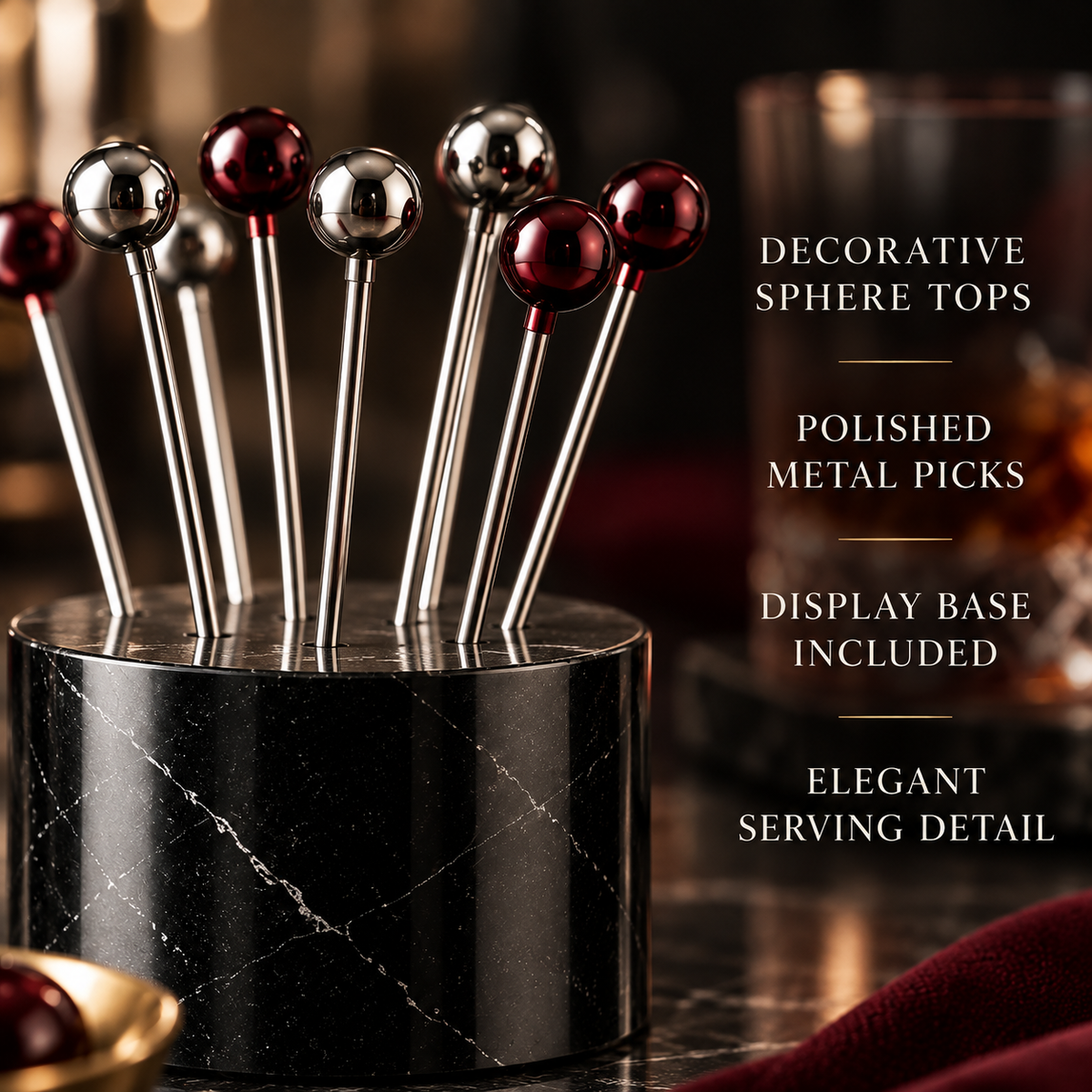 Leafvessa®| Céleste Cocktail Picks Set